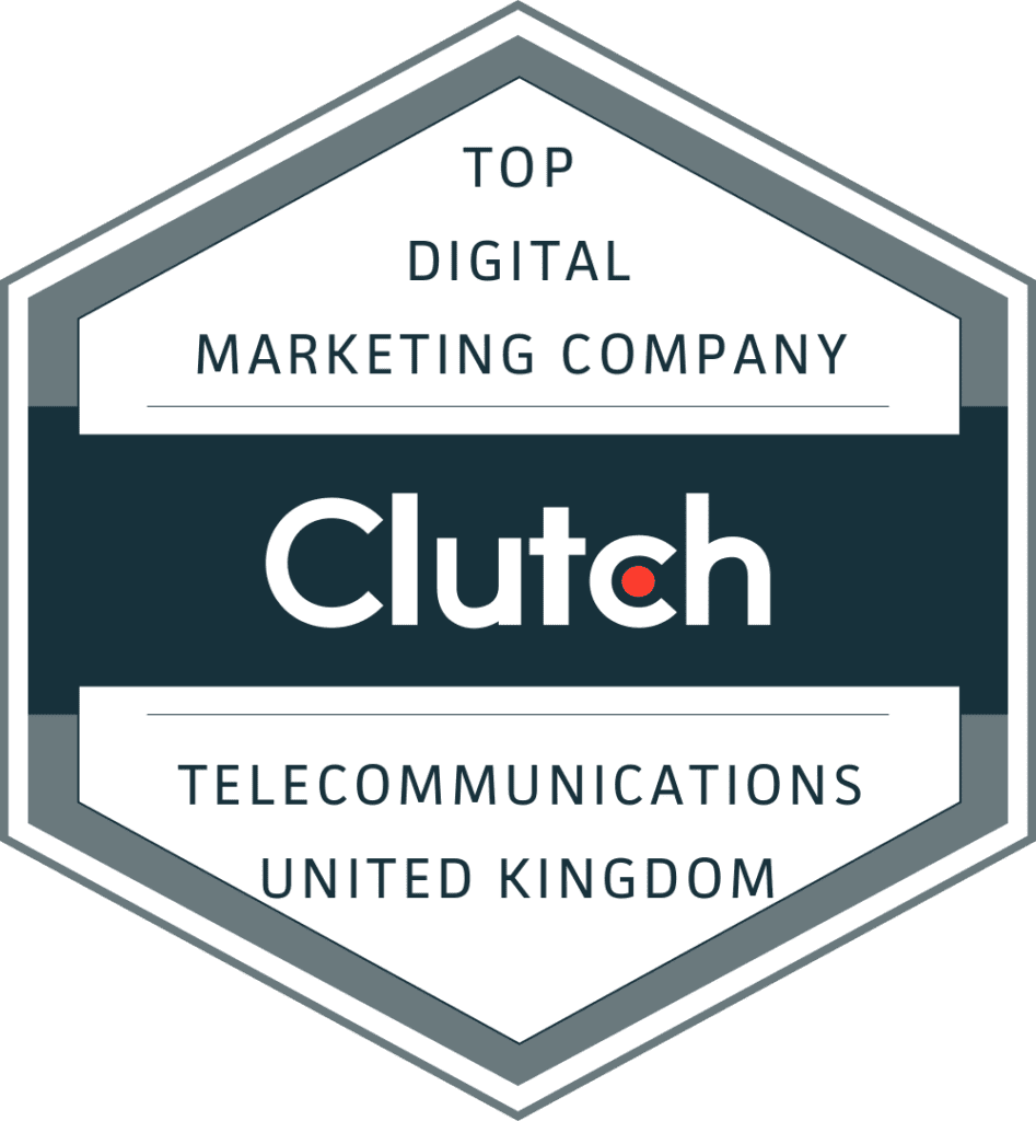 fractional teams top clutch.co digital marketing company telecommunications united kingdom